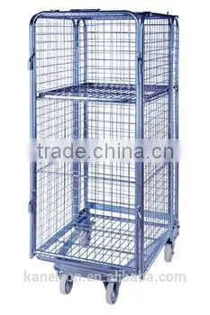 warehouse rolling cage cart