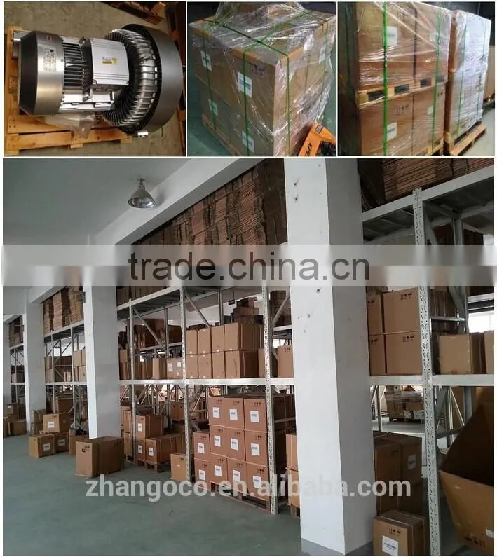 wastewater treatment using 3RB 3 stages 4KW ring blower