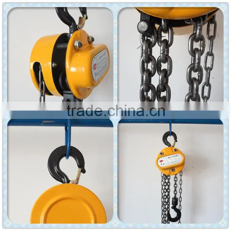 Manual chain hoist with good quality chains for durable use