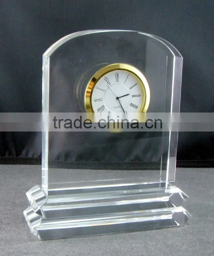 New Design Crystal Dest Clock Gift for Decorations CCM014