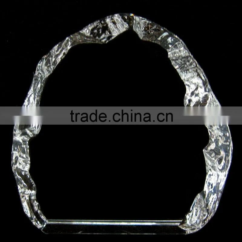 crystal glass iceberg personal customize photo frame