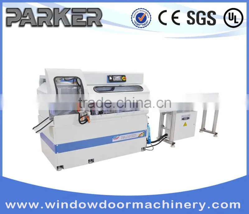 double-head aluminum precision cutting saw,aluminium doors window manufacturing machine