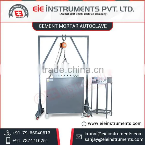 Cement Mortar Autoclave with Automatic Pressure Control for Sale