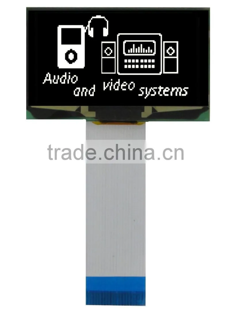 2.42inch oled display screen oled 128x64 with white color