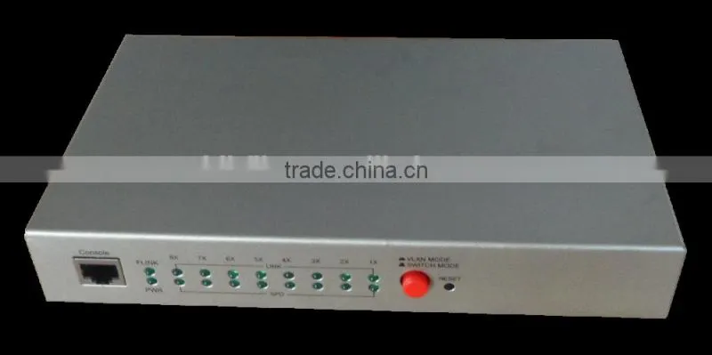 Alibaba Gigabit Ethernet 10/100M fiber optic media converter,2-port ethernet switch with cheap price