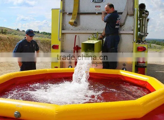 collapsible and re-useable onion shape plastic container for fish hatchery