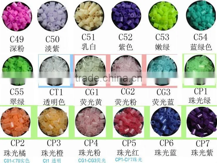 wholesale educational toys 1k/bag/color C- 2.6mm Artkal mini hama beads