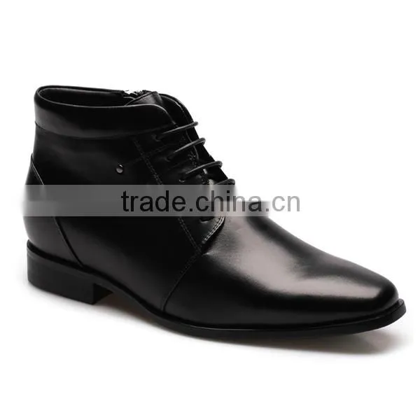 Men Boots /black leather european mens boots/high ankle boots for men