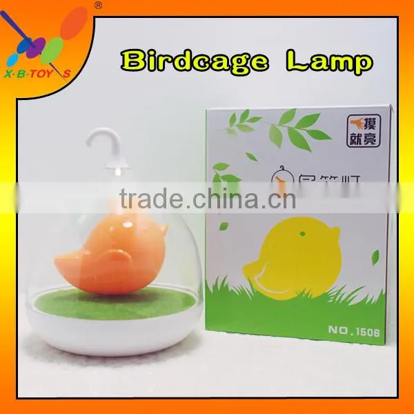 2015 New product Hot selling creative birdcage shaped lamp Lovely Touch Mini USB rechargeable LED Night Light
