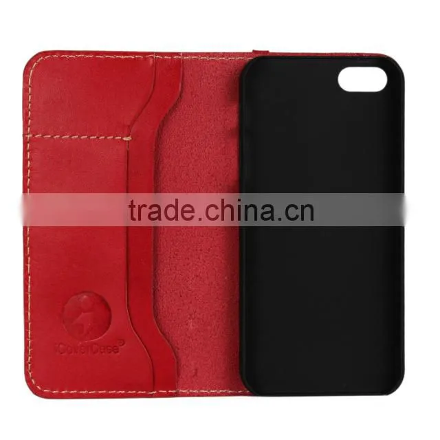 High quality mobile phone case For Apple iphone 5G flip cover back skin pouch for iPhone 5G