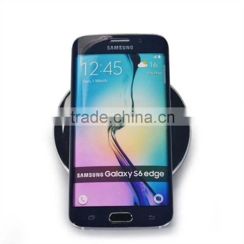 Qi Wireless charger Genuine PAD for samsung galaxy s6 edge, wireless charger for Samsung Galaxy S6 & S6 Edge black white colors