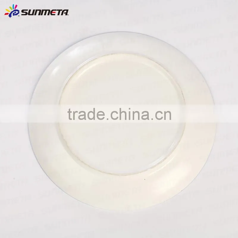 Sunmeta Plate for Printing sublimation blank ceramic plate dish plate 6inch