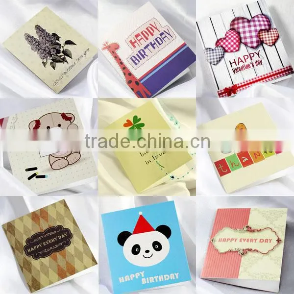 XHFJ OEM christmas greeting birthday card with your logos