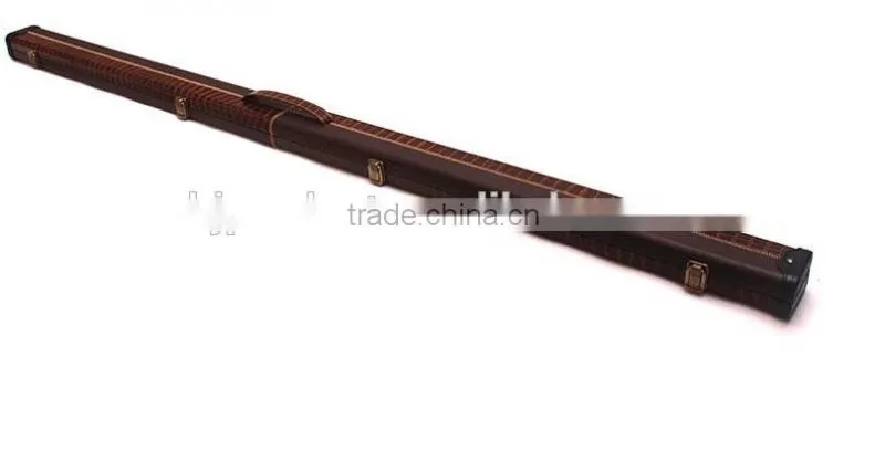 Hot sell one-pc snooker cue case patchwork leather billiard pool cue case cue bag