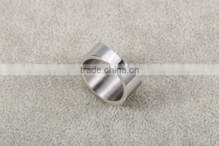 China suppliers jewelry spikes stainless steel ring with fancy designs