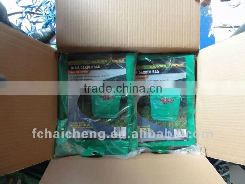Leaf gether tarpaulins fabric/garden bags for every yard job
