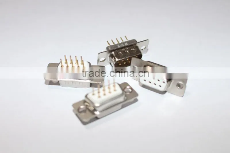 VGA connector v/t for board male 9 pin