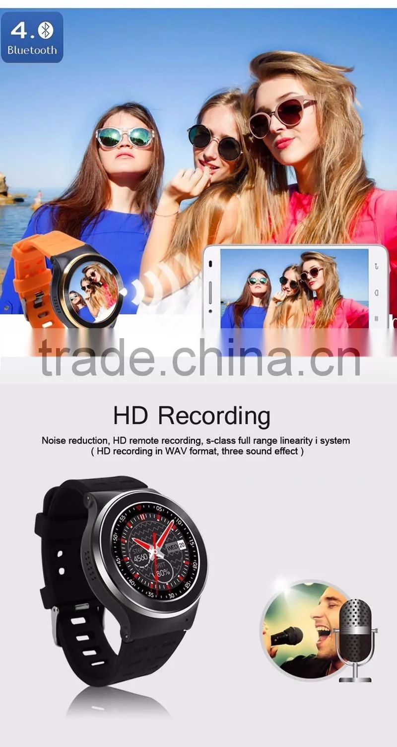 Quad Core 3G smart watch S99 Bluetooth Smart Watch 8G Wrist Phone With BT 4.0 GPS WIFI Andriod V5.1 GPS