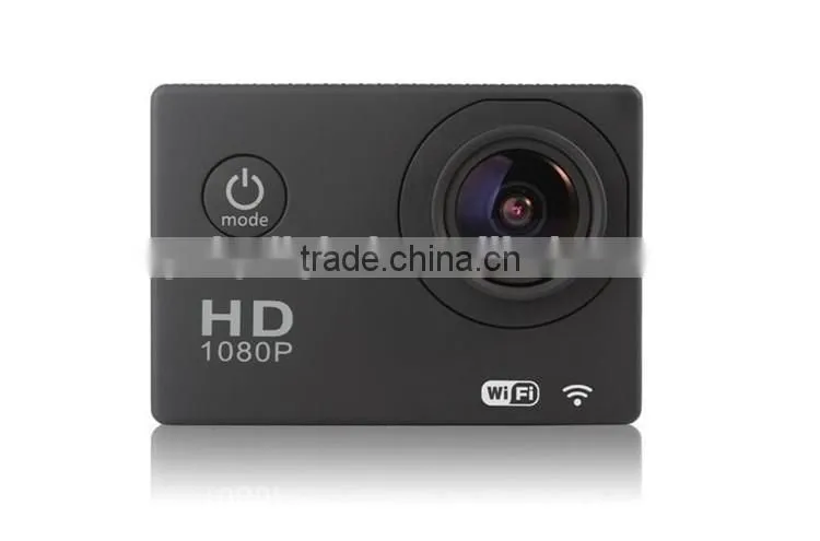 HD 1080P Sport Action Camera DV Car DVR WIFI H.264 170degree fish eye lens 2inch screen