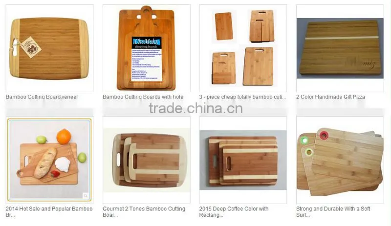 Custom Color Bamboo Wooden Silicone Side Edge Skid Resistance Cutting Board with Silicone Handle