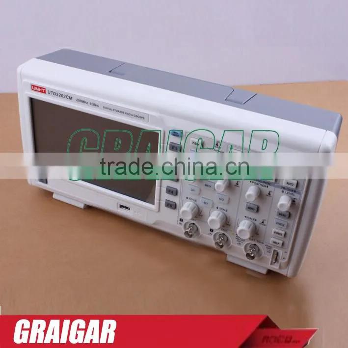 Handheld Digital Storage Oscilloscopes UTD2202CM 200MHz 1GS/s 16 Mpts Memory Depth USB Device, USB Host, Pass/Fail Interface