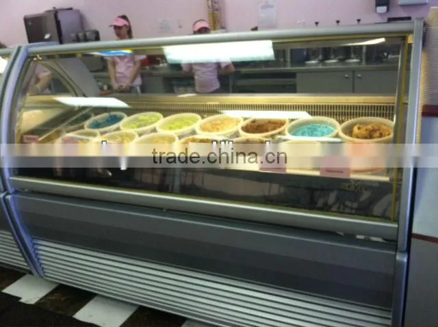 Ice cream showcase
