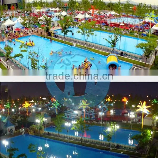 Rectangular metal frame swimming pool/above ground rectangular pvc swimming pool