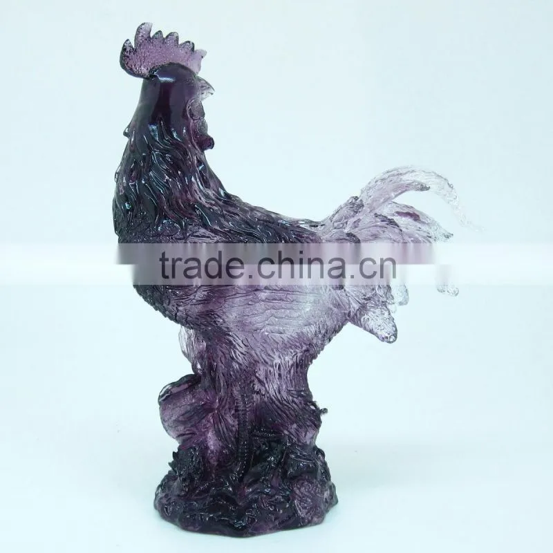 BJ056 color crystal decoration / good luck rooster