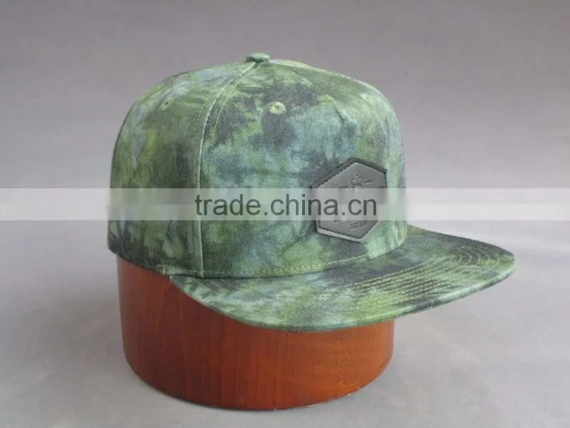 Customed 5- panel cotton twill Snapback Hat