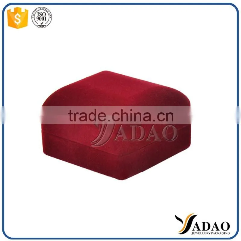 Top quality custom printed red stone jewelry packaging box