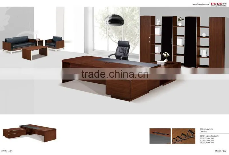 large classic design office table for manager ceo DH101