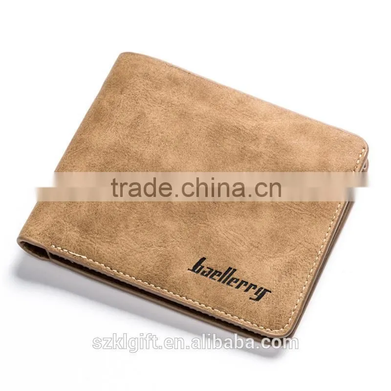 free sample vintage wallet mens long wallet 3 fold wallet