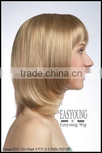 No Virgin Hair Japanese hair short bob lace front wigs