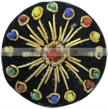 wholesale metallic thread embroidery for military uniform emblems