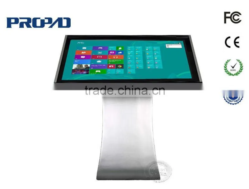 42"47"55'' touch screen self-service terminal kiosk touch screen all in one pc vertical lcd touch kiosk, 2014 new model