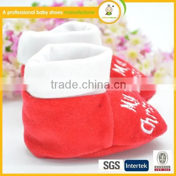 Wholesale shoes baby moccasins hot sale christmas first step winter
