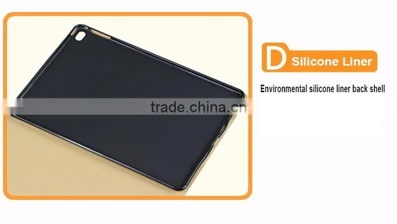 PU Leather case with wireless keyboard for tablet pc iPad air-IP205F