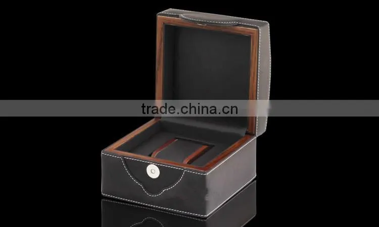 High Quality luxury wooden PU packing box for watch