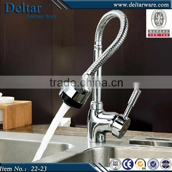 upc kitchen faucet, Dual Handle Wall Mounted Kitchen Mixer Taps With Swivel Spout