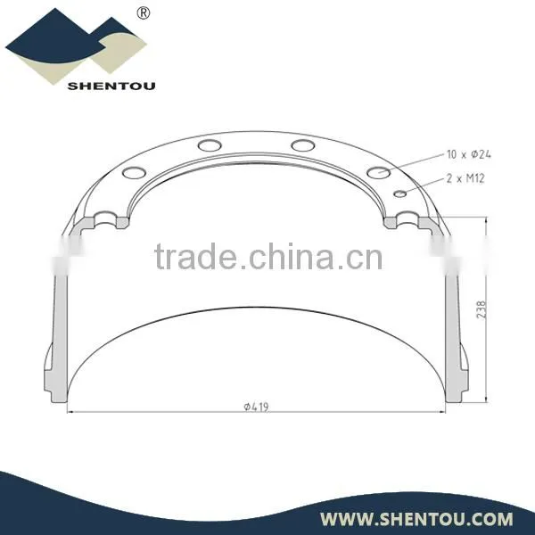 Renault Brake Drum 212.23.852