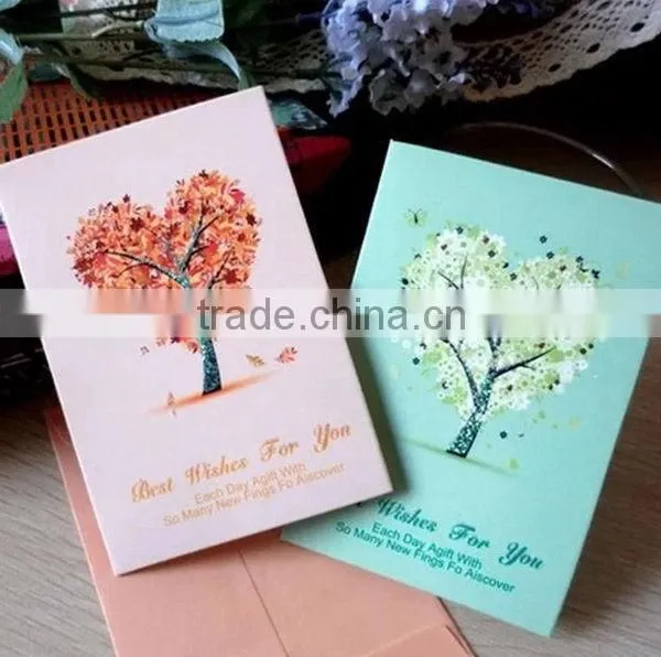 Hot-sale popular printing greeting pop up card