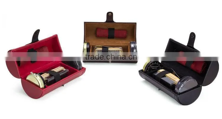 PU Leather shoe care products for travel