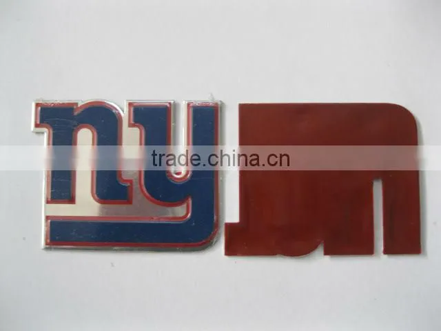 metal sticker decals custom decoration metal sticker