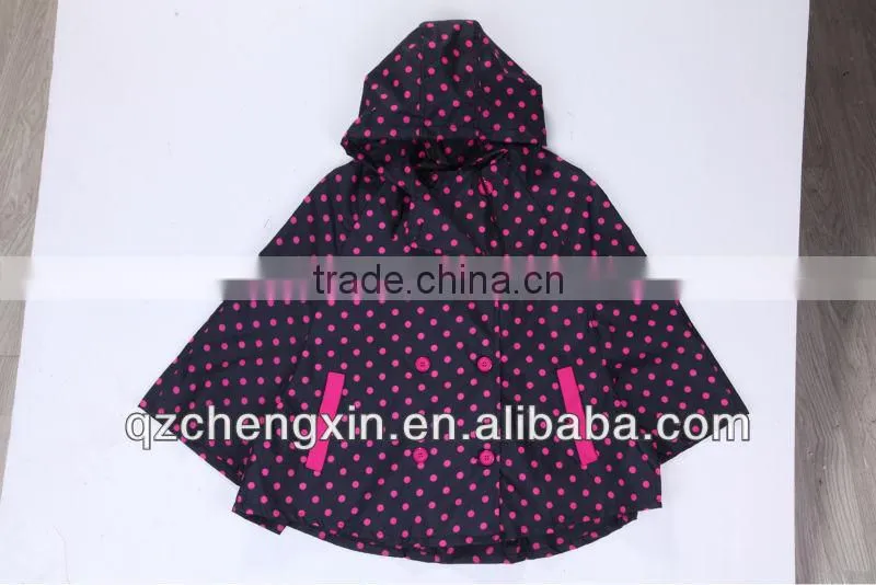 lovely kid yellow raincoat