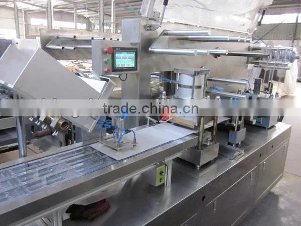 Blister and paper card hot seal automatic toothpick packing machine