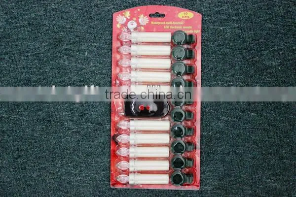 high quality battery remote control color changing led candle