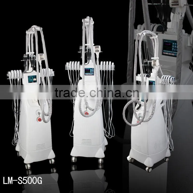 12pads Lipo Laser Diode Multipolar Rf Vacuum Roller Rf Ultrasonic Cavitation Spa