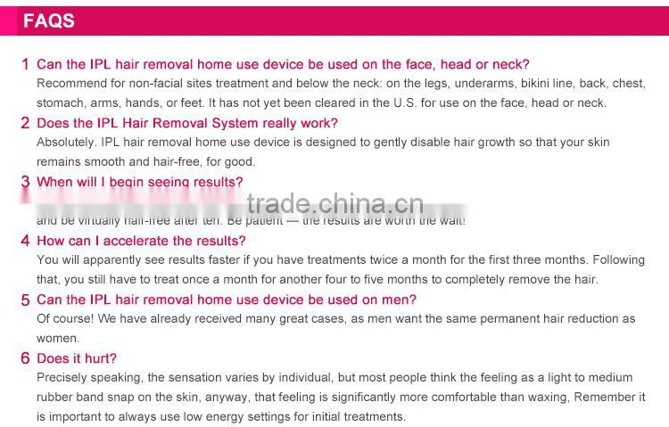 IPL Home Use hair removal/Mini IPL home hair removal system Embeded skin tone sensor with 300000 Shots DEESS GSD IPL Permanent H