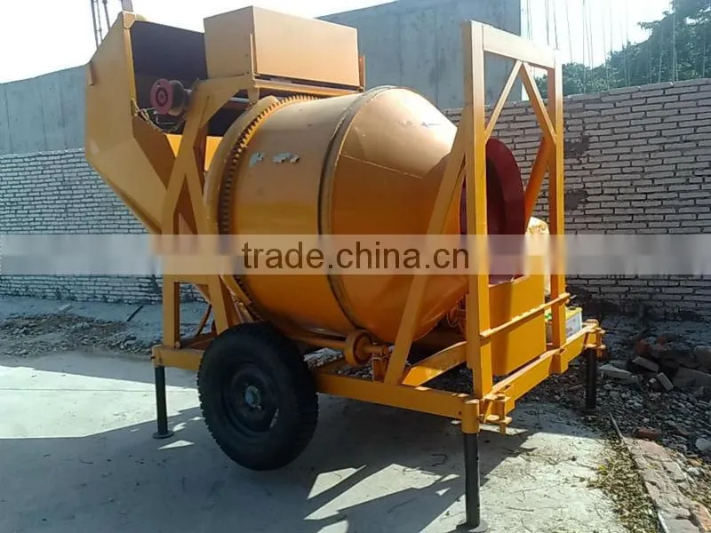 Shengya Brand SY-JZR350 concrete mixer with lift up to 18 meter cement blender for brick machine/electric pole machine