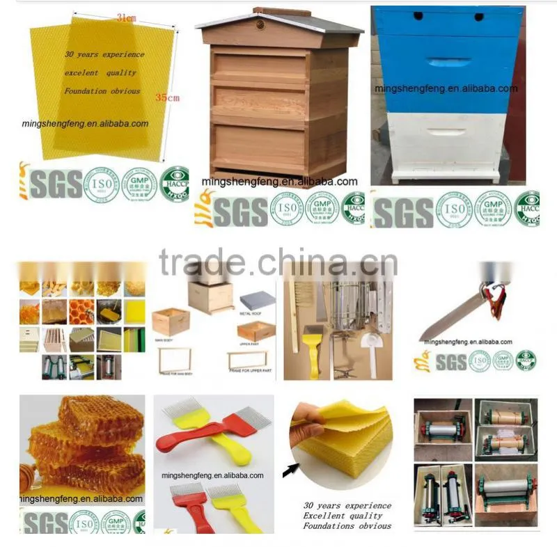 Hot Sale Bee Tool Plastic Comb Beewax Foundation Sheets